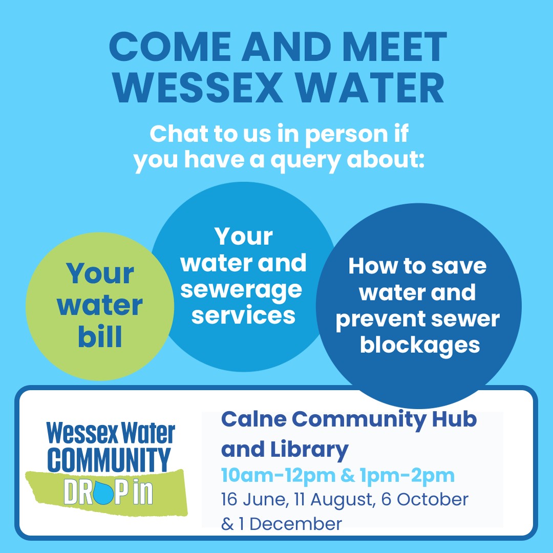 Wessex Water Community Drop In Poster